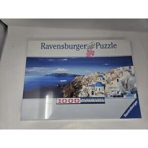 Ravensburger Puzzle, Evening In Santorini, 1000 Pieces.  Sealed, NIB